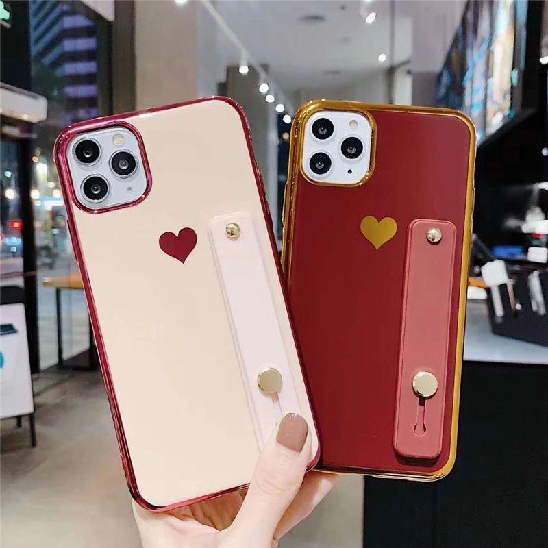 Чехол для телефона с ремешком на запястье IPhone 11 Pro Max XS XR X 8 7 Plus IPone 2 SE 2020 SE2 |