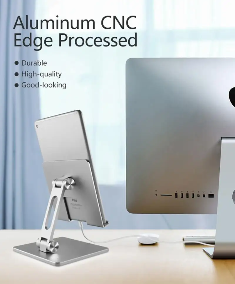 Портативная подставка для ноутбука алюминиевый складной Macbook Pro Поддержка