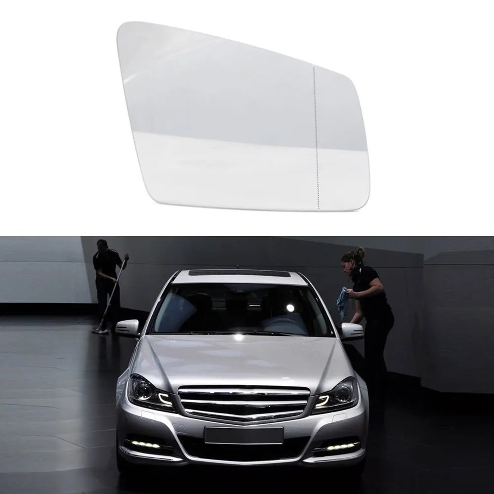White Right Для Mercedes-Benz W212 W204 W221 C180 C250 C300 C350 E200 E250 E300 E350 E550 2010-2013 вправо/левая сторона крыло зеркало Стекло Oc21 - Цвет: White Right