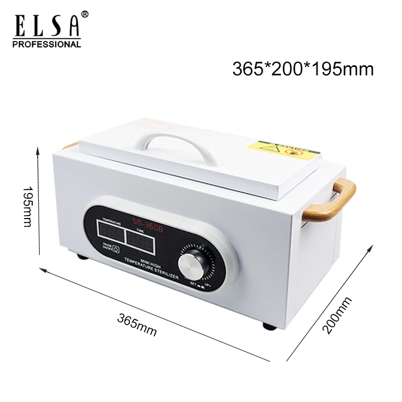 Skup 300W profesjonalny sterylizator wysokotemperaturowy Nail salon artystyczny przenośny inteligentny sterylizator narzędzie do manicure sterylizator suchy