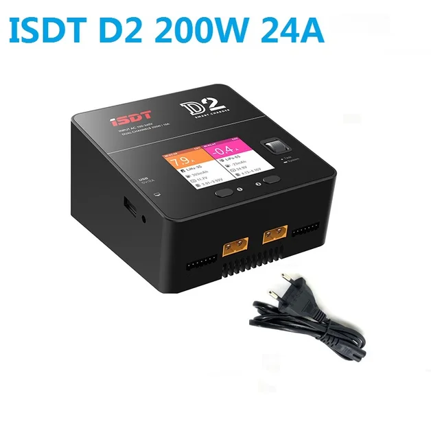 ISDT D2 200W 24A ACデュアルチャンネル出力 多機能 aljaser.com.bh