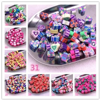 

30pcs 10mm Color Fruit Beads Polymer Clay Beads Polymer Clay Spacer Loose Beads for Jewelry Making DIY Bracelet Accessories