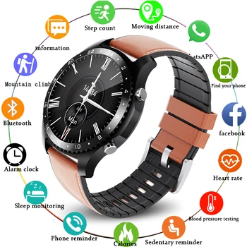 

LIGE Bluetooth Call Smart Watch Men Waterproof Blood Pressure Sleep Monitor 2020 Women Fitness Sports Smartwatch For Android iOS
