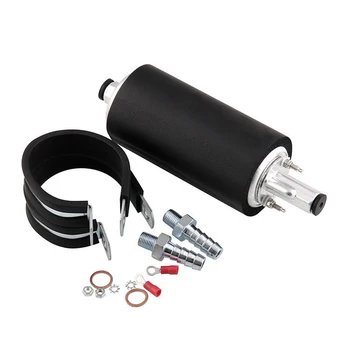

GSL392 Fuel Pump External Inline Universal Car Accessories Easy Install Automobile Gasoline High Flow Suction 255LPH Parts