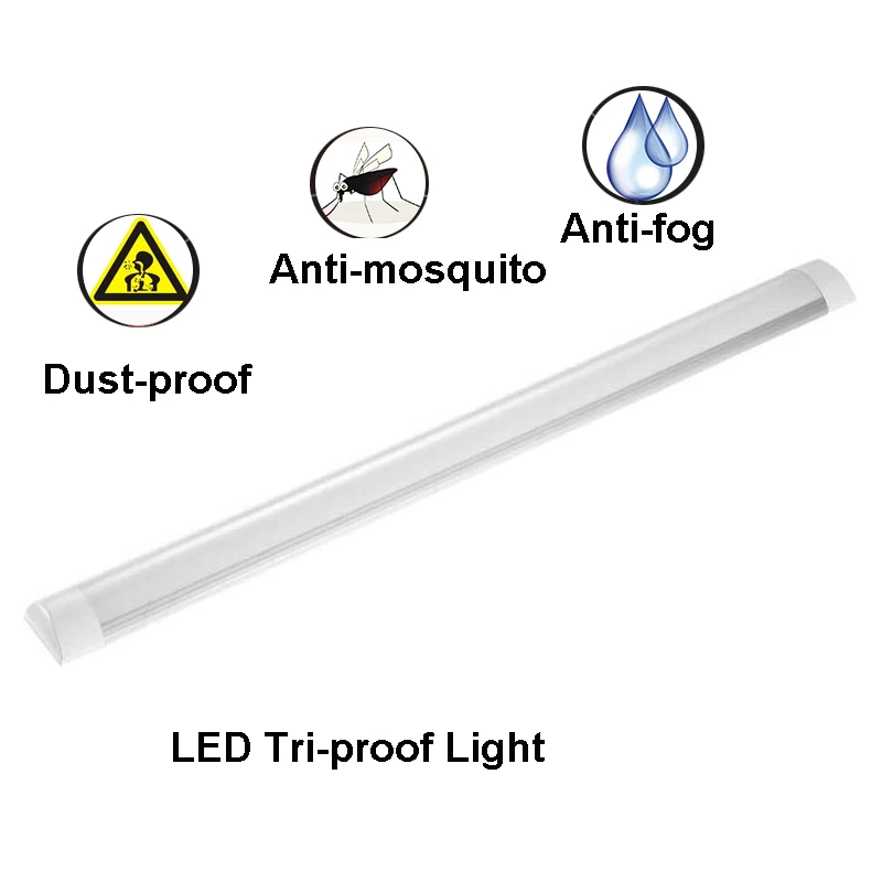 

2020 Hot Sale Led Tube Light 10pcs Led Fluorescent Lamp Clean Purification Tube Light 120CM Flat Batten Fixture High Lumen