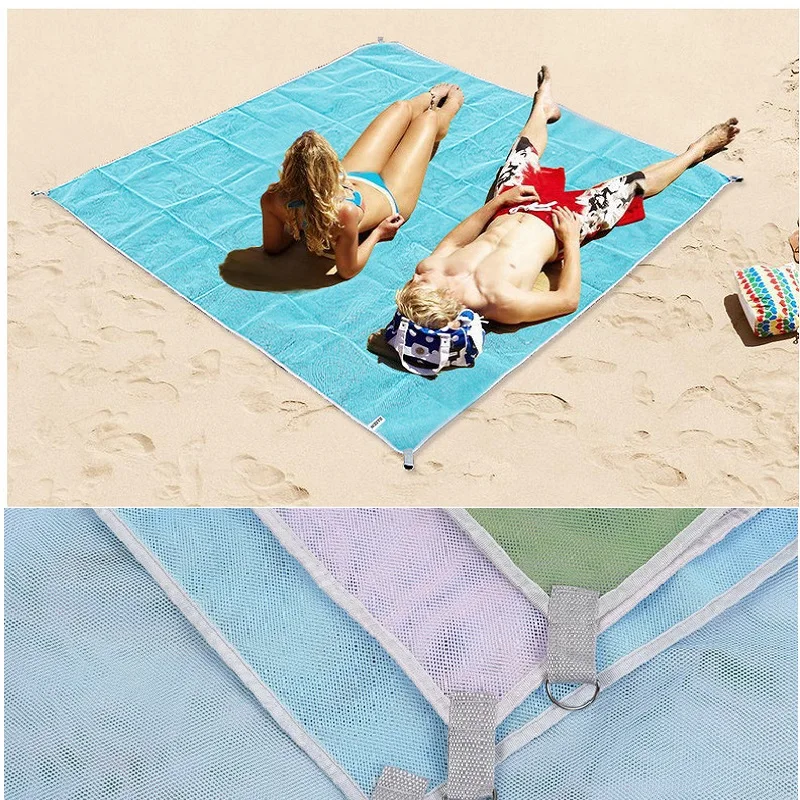 Новый Уличный пляжный коврик волшебное пляжное одеяло с песком портативное