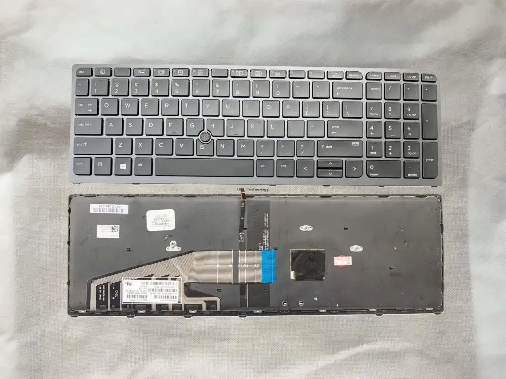 Оригинальная и новая черная клавиатура с американской подсветкой для ноутбука hp ZBOOK 15 G3 17 G3, хорошая работа
