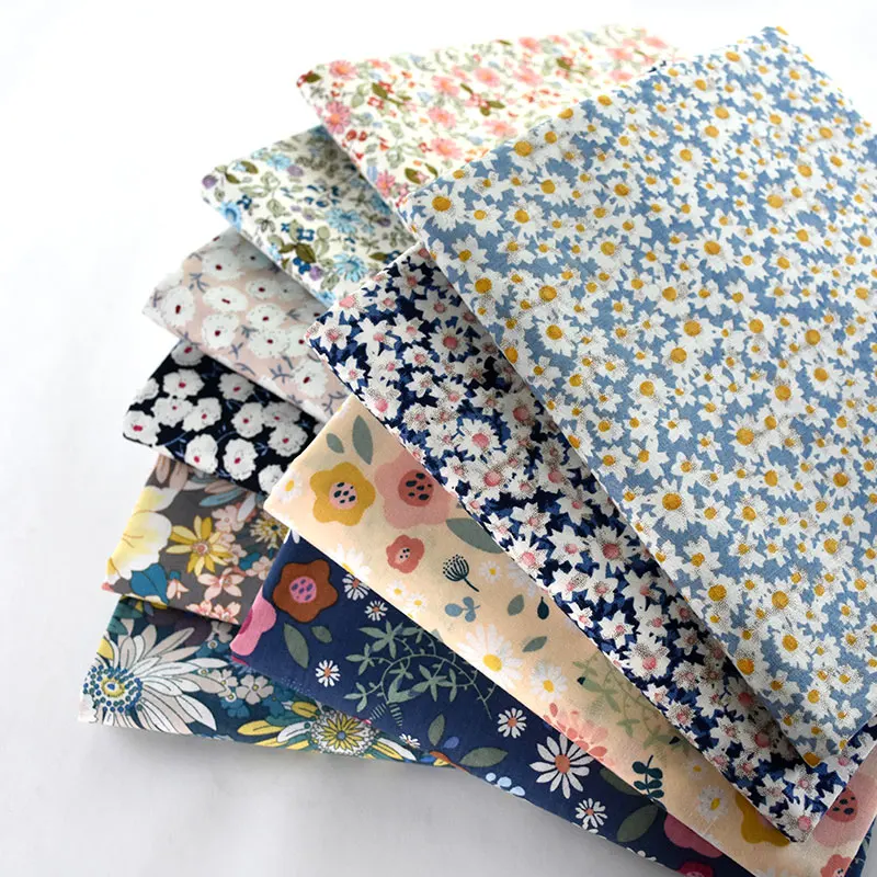 Craft Cotton Cloth Sewing Floral Making Clothing Quilting Handmade Fabric 