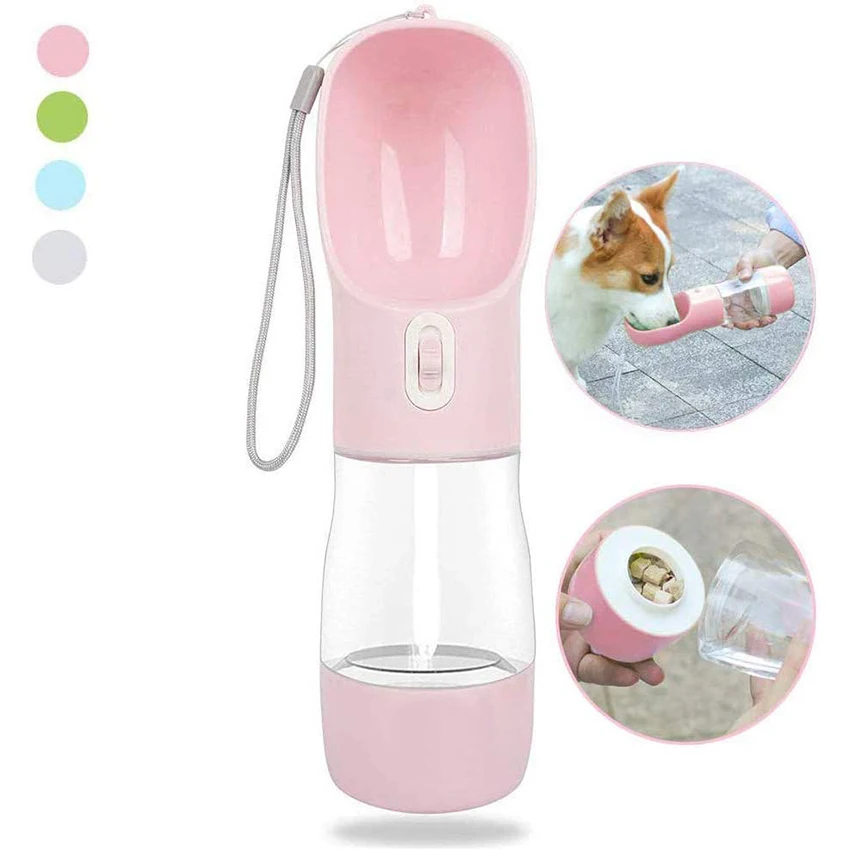 Portable Pet Dog Water Bottle Puppy Water Dispenser Outdoor Walking Drinking Bowl for Small Medium Large Dogs Pet Supplies