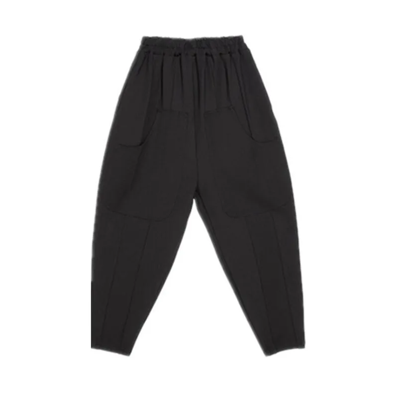 Сохраняющие тепло зимние шаровары Pantalon es свободные хлопковые панковские Женские Мешковатые штаны Дамские Pantalon брюки карго