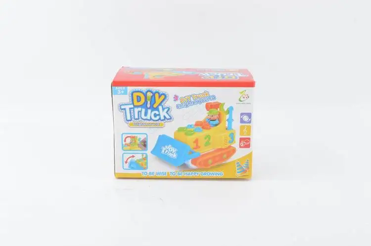 

Children'S Educational Toy Electric Intelligence DIY Engineering Vehicle Assembled Electric Toys Hot Sales