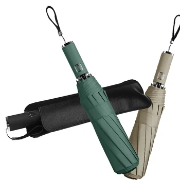 

Automatic Umbrella Wind Resistant Men 3 Folding Umbrella Auto Luxury Big Windproof Umbrellas Women Car Male Umbrella Paraguas