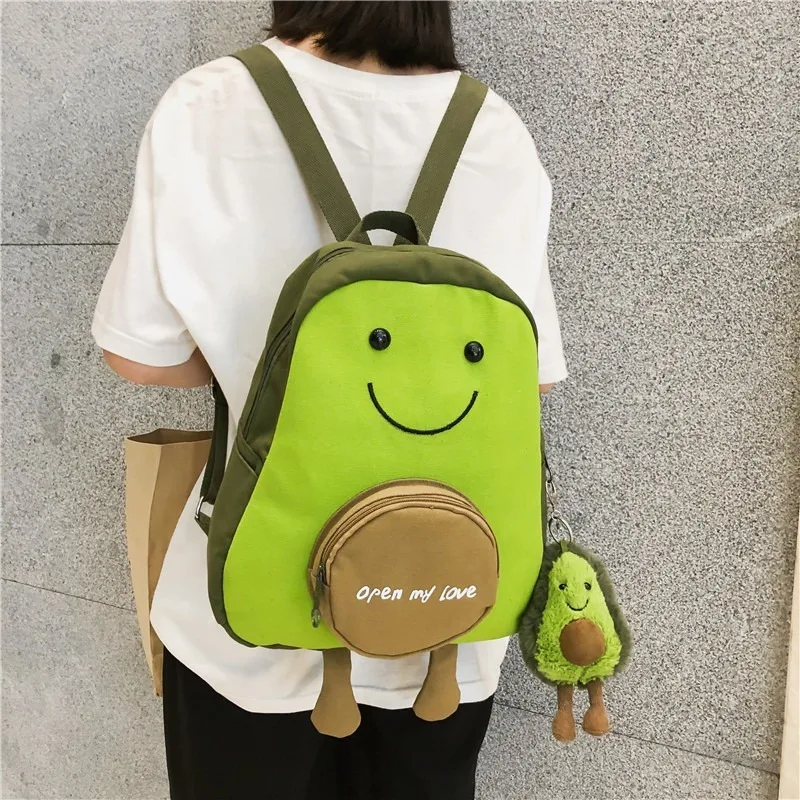 2020 Korean version of small fresh canvas large capacity backpack women | Багаж и сумки