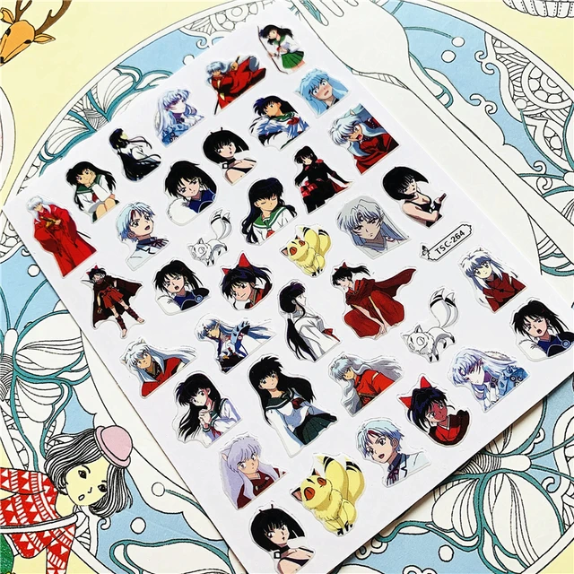 TSC-212 TSC-213 Cartoon anime character 3D Back glue Nail Art Stickers Decals Sliders Nail ornament decoration TSC-264