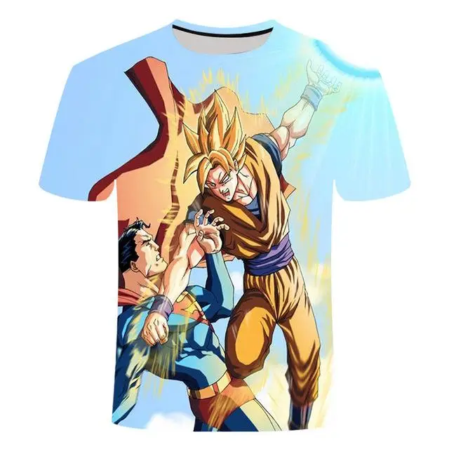 Новинка, футболка с драконом и шариком, Супер Saiyan Dragon Ball Z Dbz Son, футболка Goku Japan Vegeta, уличная, белая, Азиатский Размер 6XL - Цвет: TXK300