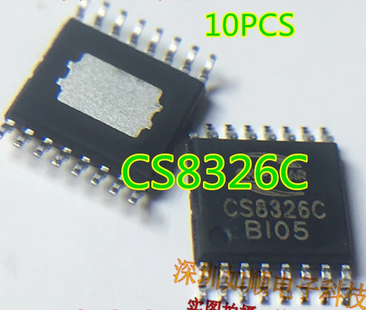 10 Pçs/lote CS8326C CS8326 TSSOP 16 original novo|Plugues e conectores ...