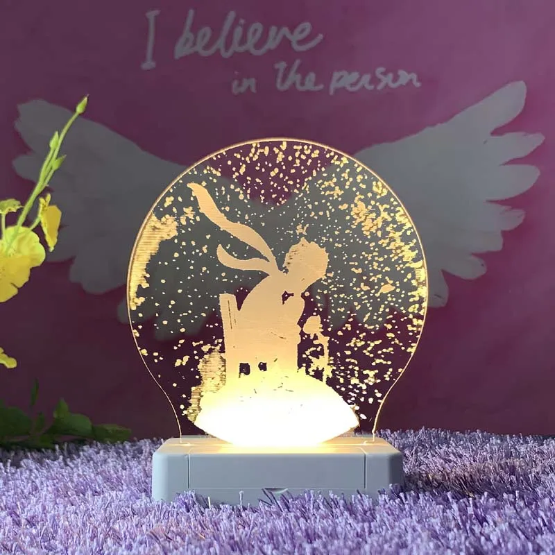 Reno Led Lampu Retro Hewan Dekorasi 3d Usb Rusa Warna Berubah