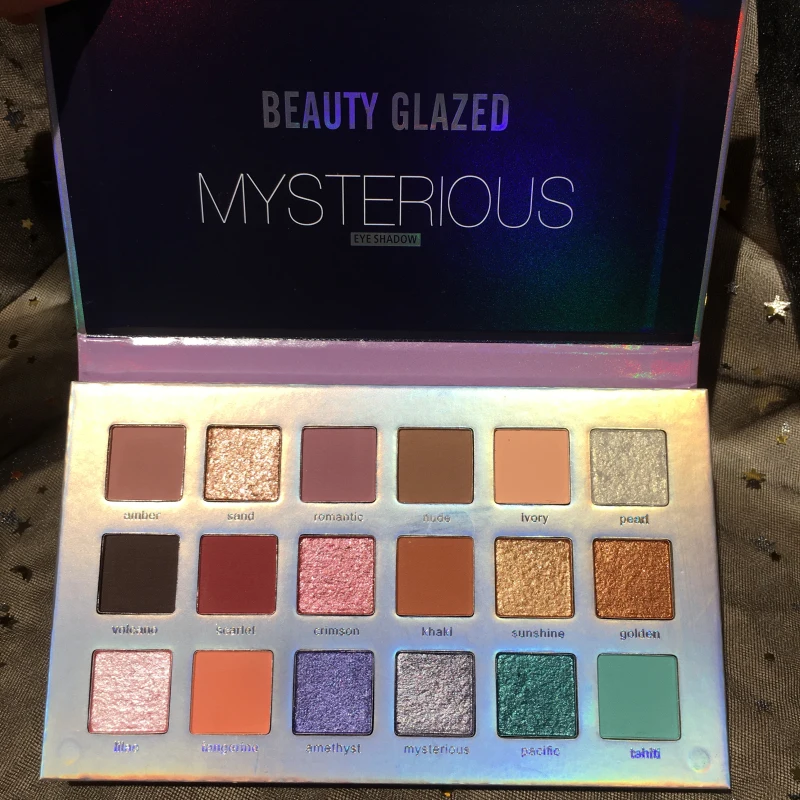 18 цветов Beauty Glazed натуральный хайлайтер Меркурий Модифицированная палитра