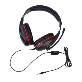 

Gaming Headset For PS 4 3.5MM Noise Cancelling Adjustable Headband Earphone For Nintendo Switch Controller