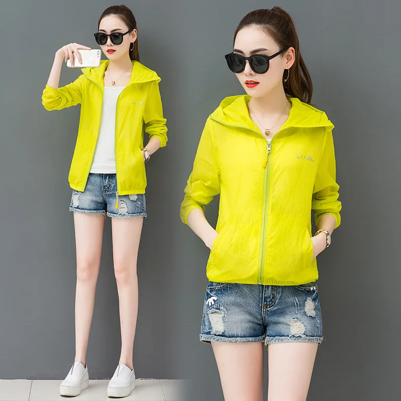 

Sun Protection Clothing Women's Long-Sleeve Outdoor Wind Shield Summer New Style Lightweight Breathable UV-Protection Short outs