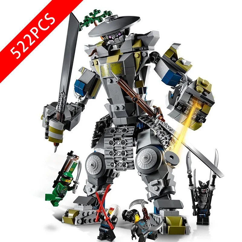 

New Ninjaing Series Toys Titan robot Compatible Legoingly Ninjaing 70658 Building Blocks Toys for Children Birthday Gift