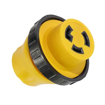 

1PC Electrical Locking Converter Heavy-duty Corrosion-resistant 15A Male to 30A Female Socket Adapter RV Adapter Plug