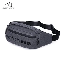 Сумка на талию ARCTIC HUNTER, новинка, Мужская многофункциональная модная сумка на плечо с карманами, маленькая нагрудная сумка, сумка на пояс для денег, телефона