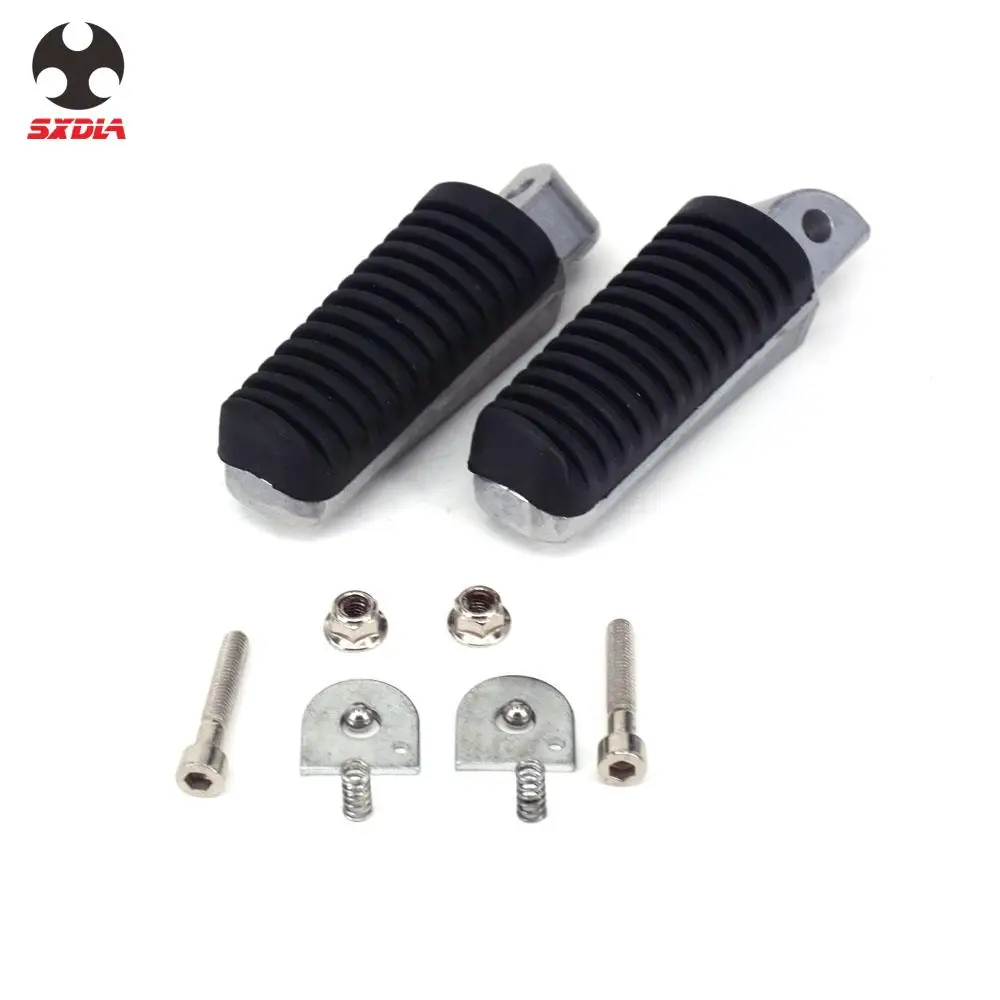 Street Bike Rear Foot Pegs Footrest Pedal For Yamaha FJR 1300 FZ1 FZ 400 FZ6 FZ6R XJR 400 XJR 1200 XJR 1300 XJ6 Motorcycle