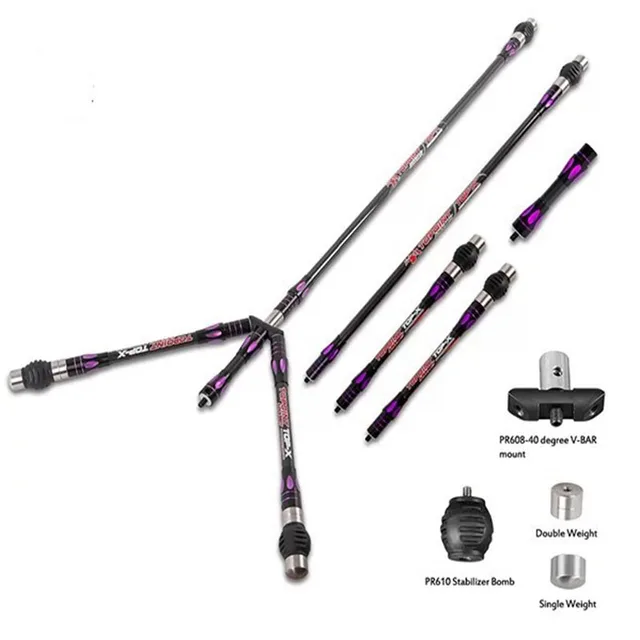  US $130.00 Archery Stabilizer Combo Main Side Extend Compound Shooting Balance