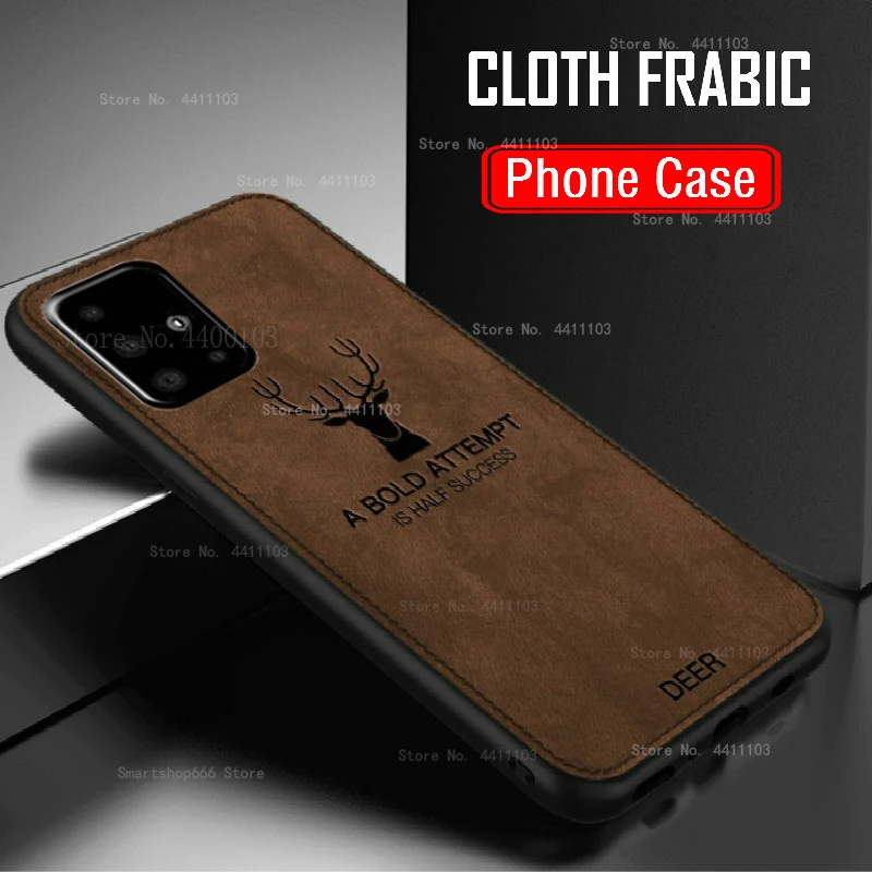 Тканевый чехол для телефона Samsung Galaxy Note20 Ultra A41 A51 A71 A50 A70 A30 A20 S10E S10 S9 A6 A8 Plus A7