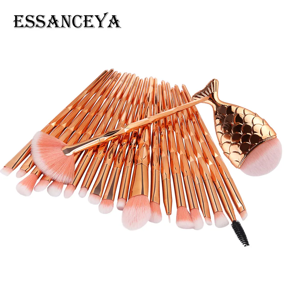 21PC-Brush-Series-Fish-Mermaid-Concealer-makeup-brushes-Kit-Rainbow-Handle-Make-up-Cosmetics-Eyeshadow-Foundation