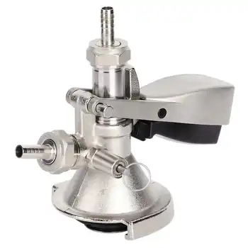 

A Type Keg Coupler Stainless Steel Beer Keg Dispenser Connector Dispensing Equipment Accessory