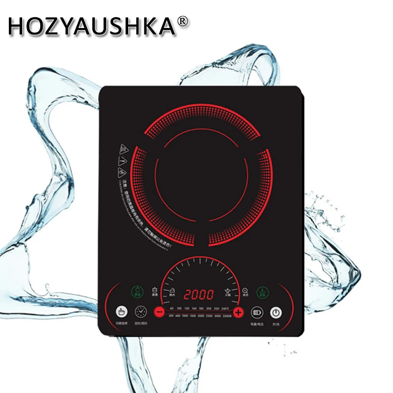 3500W Induction Cooker commercial touch battery stove large firepower fried cooking induction cooker,electric stove boiler