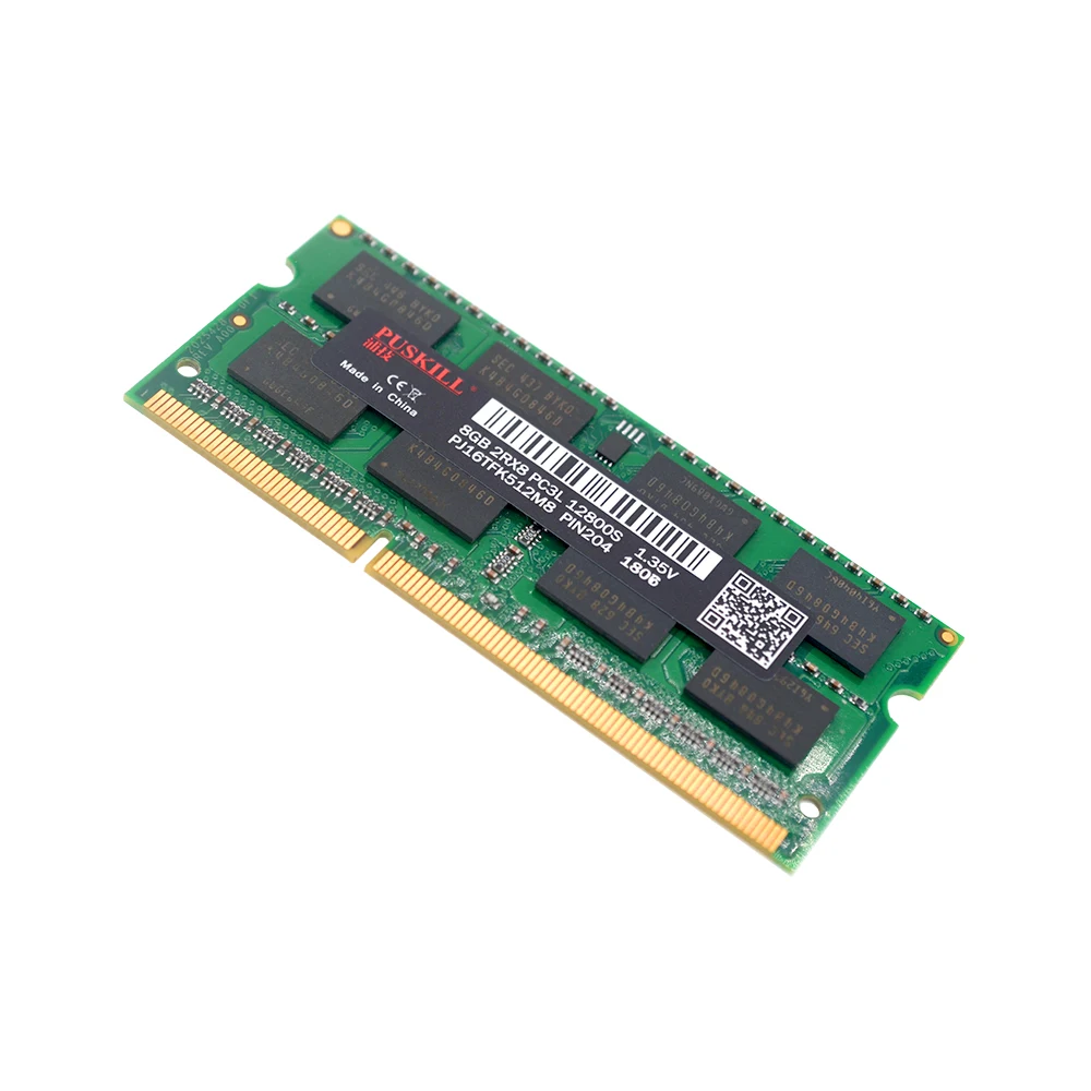 PUSKILL SODIMM DDR3L 2 ГБ/4 ГБ/8 ГБ 10600 1333 12800 1600 для ноутбука оперативная память