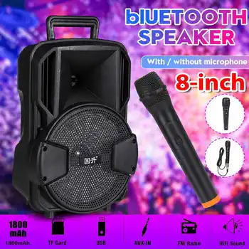 

bluetooth Speaker With Microphone Wireless Loudspeaker Sound System 3D Stereo Music Surround Outdoor Speaker Support FM TF Card
