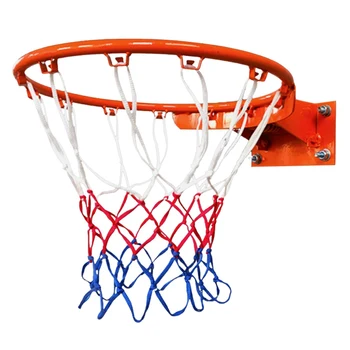 

High Quality Durable Standard size Nylon Thread Sports Basketball Hoop Mesh Net Backboard Rim Ball Pum