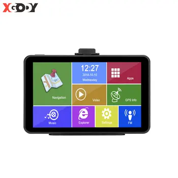 

XGODY Android 7 Inch Car GPS Navigation 2 in 1 Tablet PC 512M+16GB WiFi Auto GPS Navigator Sat Nav Russia Map Navitel Optional