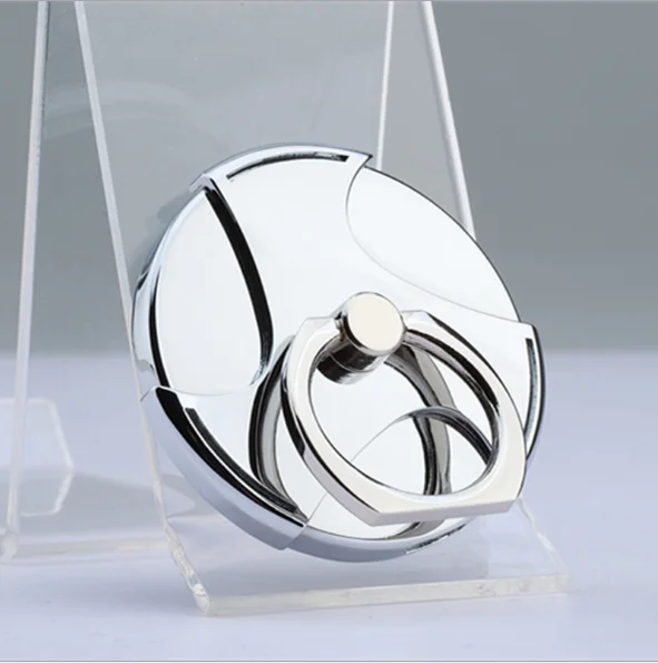 Держатель для мобильного телефона, USB зарядка, зажигалка, креативная, с кончиком пальца, верхняя, прикуриватель, электрический, горячий провод, кольцо зажигания - Цвет: silver