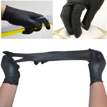 

100pcs Powder Free Disposable Washing Cleaning Nitrile Gloves Work Safety Gloves