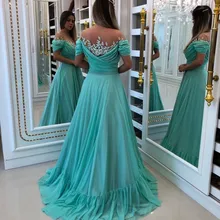 Длинное размера плюс мусульманское вечернее платье для выпускного вечера Дубай женское вечернее платье