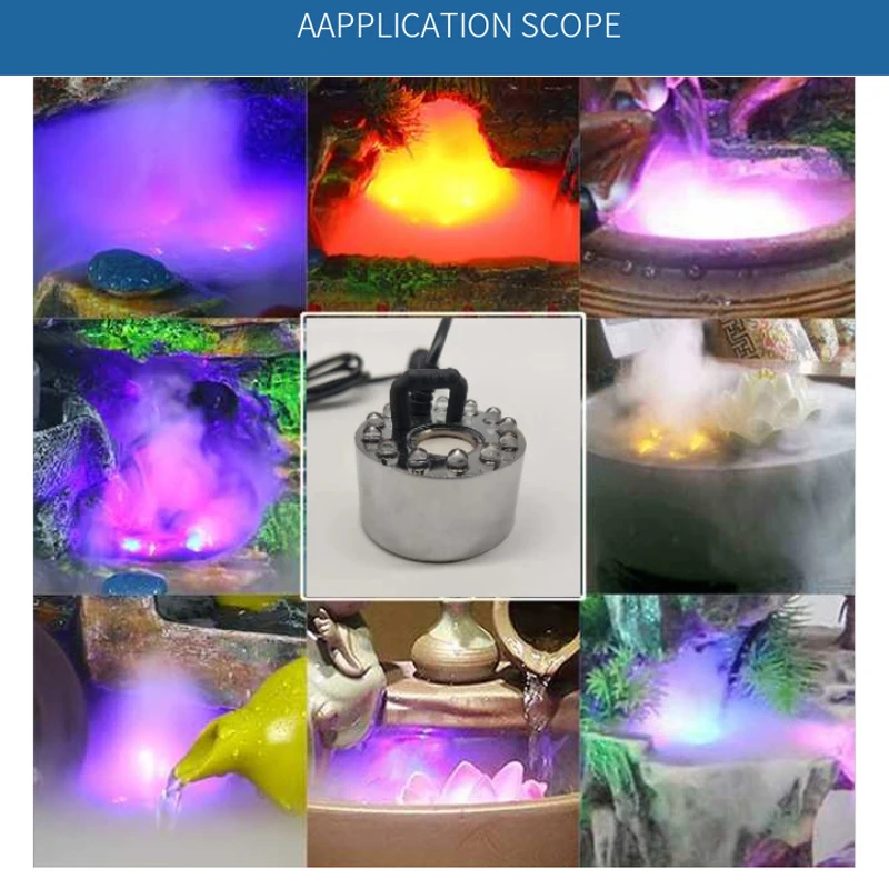 

Submersible Water pump Mist Maker Fogger Water Fountain Pond Fog Machine Atomizer Air Humidifier Aquarium Landscaping