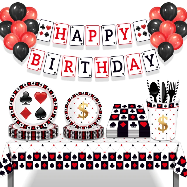 LV Theme Happy Birthday Decoration Hanging and Banner for Photo