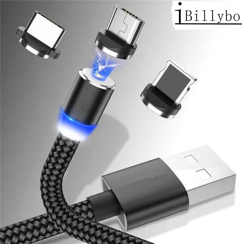 Магнитный кабель Micro USB для Samsung Galaxy J7 J5 J3 J4 Huawei Y5 Y6 LG G3 Stylo 3 Oppo A7 быстрая зарядка Type-c