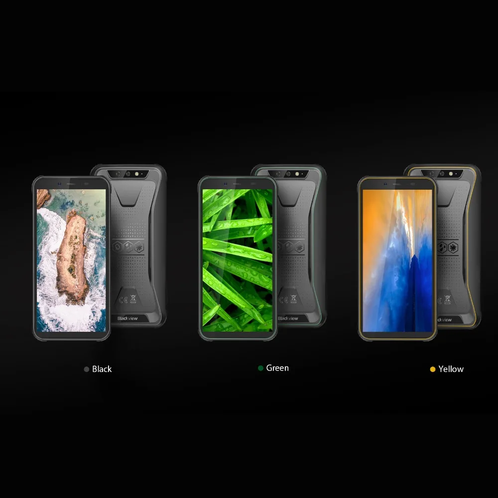 Blackview BV5500 Водонепроницаемый смартфон с 5 дюймовым дисплеем четырёхъядерным