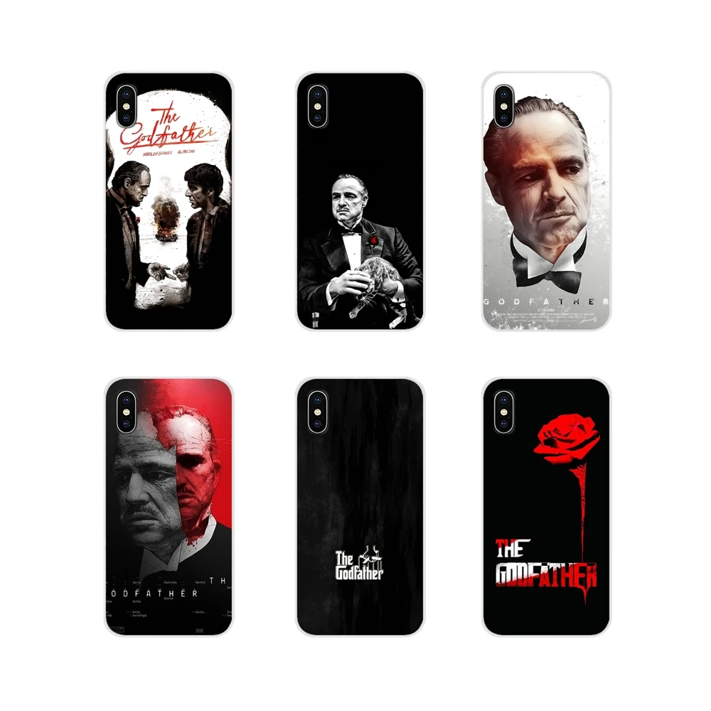 Мягкий прозрачный чехол Godfather Marlon Brando для Apple iPhone X XR XS 11Pro MAX 4S 5C SE 6 S 7 8 Plus ipod touch 5 |