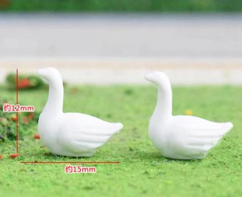 

10pcs Sand Table Material Animal Swan Model Material Series Model Making Decoration Garden Decoration