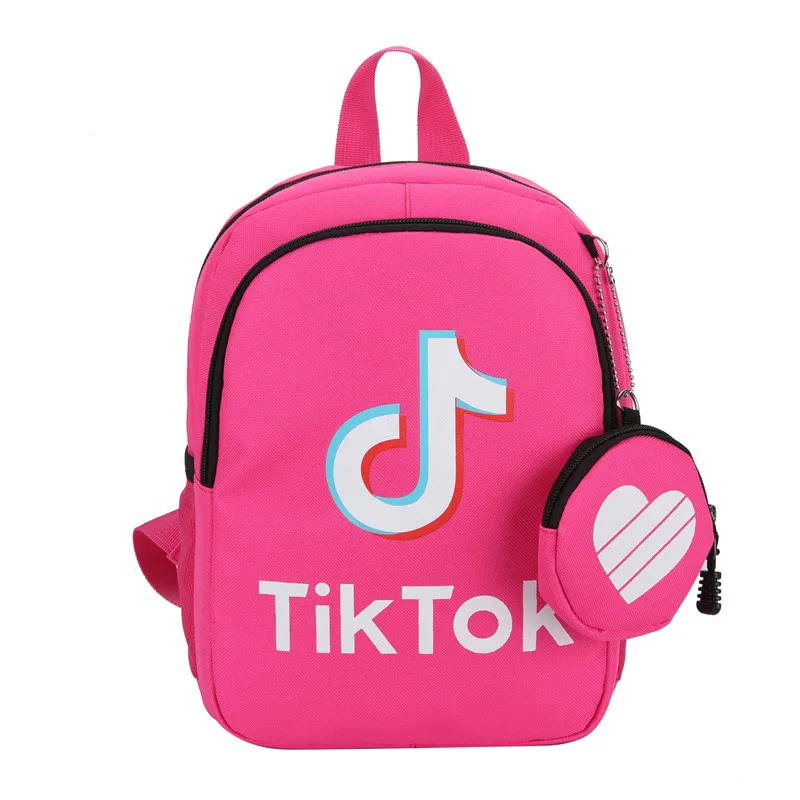 TIK TOK Mochila Bolsa Мультяшные рюкзаки холщовый рюкзак для мальчиков и девочек школьные
