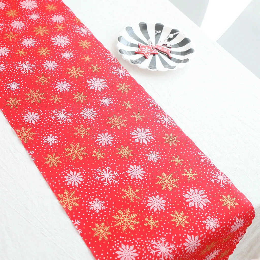 Креативная Рождественская скатерть из хлопка и льна, настольный флаг, украшение для рабочего стола с рождеством, красные вечерние скатерти для дома, Новинка#30