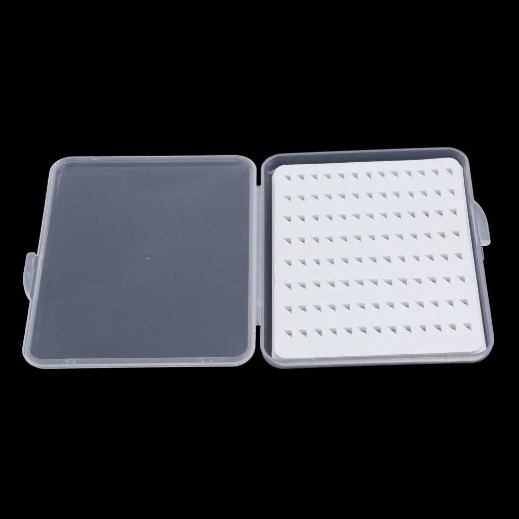 Super Slim Fly Box Fly Hook Box Dry Wet Flies Insect Lures Storage Case Waterproof Slit Foam Box Fishing Tackles Box S M L Pesca