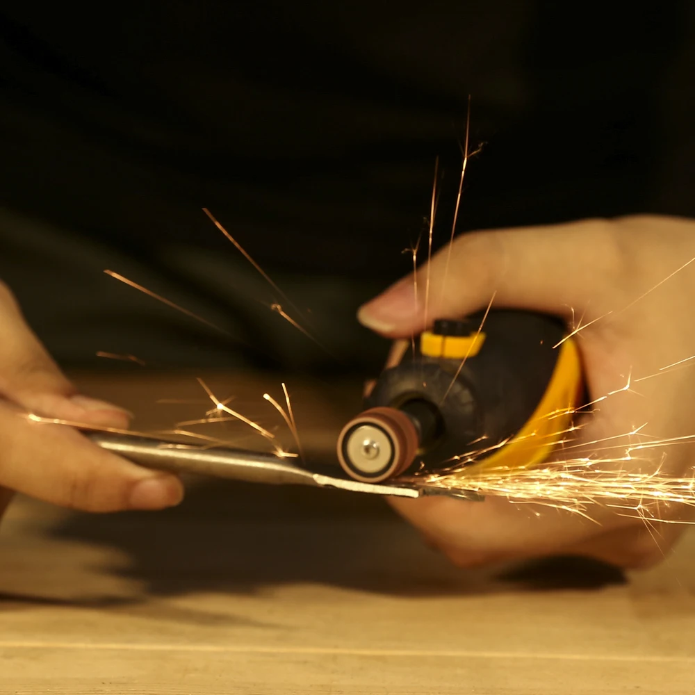 DEKO DKRT01 220V Variable Speed Mini Grinder Electric Cutting Polishing Drilling Rotary Power Tool with Accessories